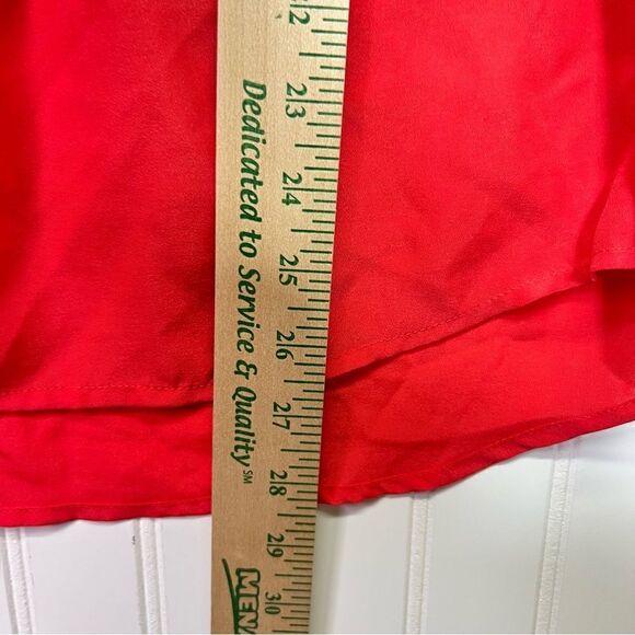 J crew blouse red/orange small - Picture 14 of 14
